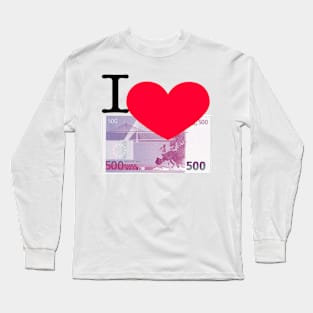 euro love Long Sleeve T-Shirt